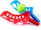 Scoop Ball Game Scoop and Ball Toss Set Toss Catch Game Toy Lacrosse Racket Game with Storage Bag, 4 Scoops and 2 Balls